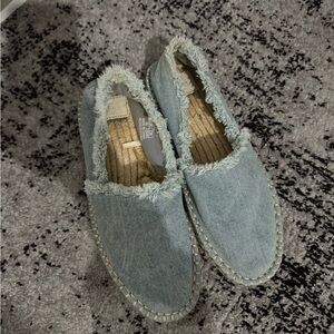 Women's Denim Espadrille Slip-Ons